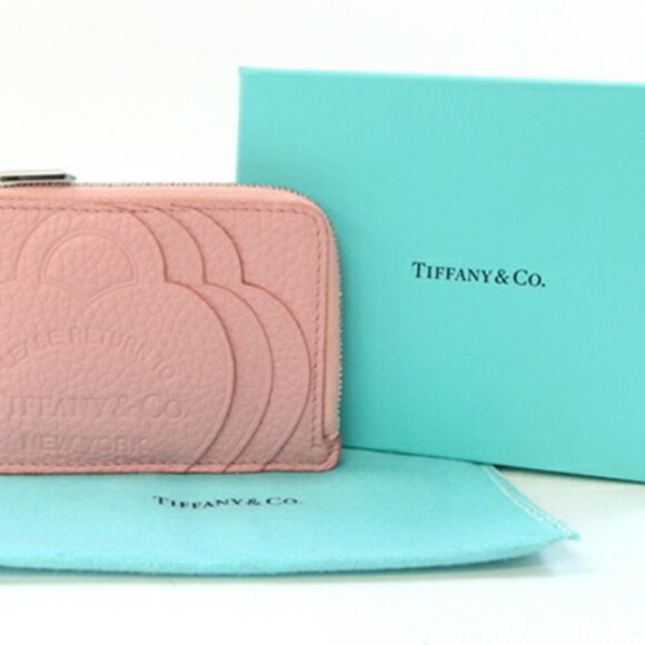 TIFFANY & CO. Pink Leather Wallet - Picture 6 of 6